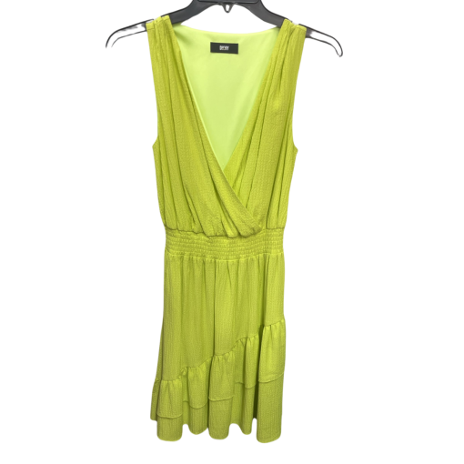 DKNY Sleeveless Lime Green Dress - Women's Size S - Summer Dress