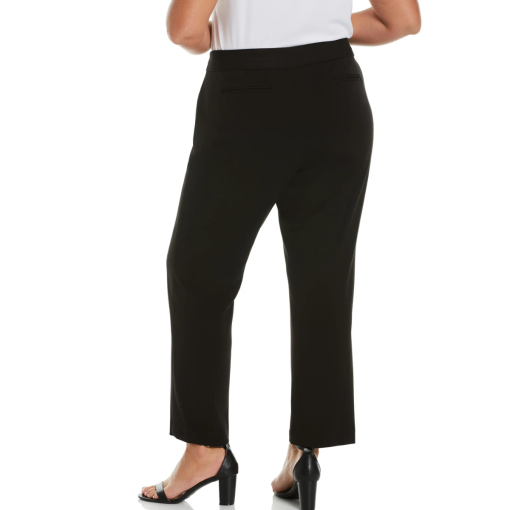 Ella Rafaella Plus Black Straight Leg Dress Pants - 20W - Women's - Image 2