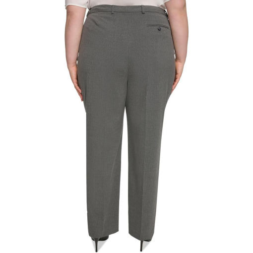 Calvin Klein Plus Womens High Rise Pinstripe Trouser Pants size 18W - Image 2