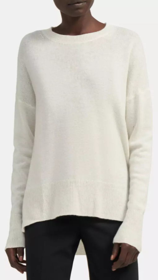 Dkny Tape Yarn Sweater - Ivory XL