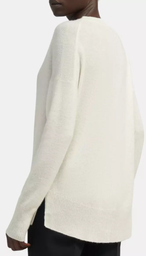 Dkny Tape Yarn Sweater - Ivory XL - Image 2