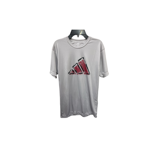 Adidas Gray Athletic T-Shirt - Men's Small - Workout Top