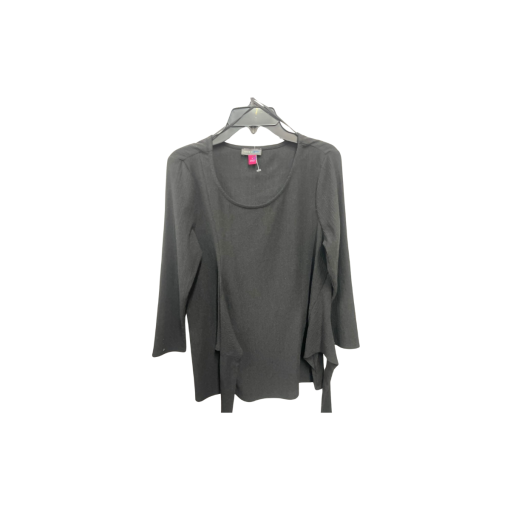 Vince Camuto Black Top - Women's Size - Long Sleeve Blouse