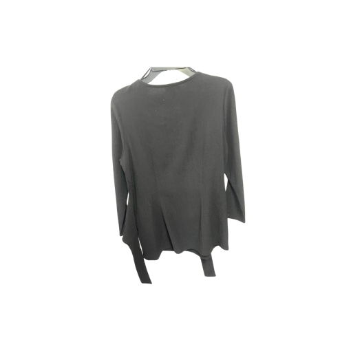 Vince Camuto Black Top - Women's Size - Long Sleeve Blouse - Image 2