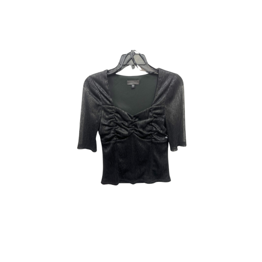 Miduigbt Doll Black Ruched Top - Size S - Women's Blouse