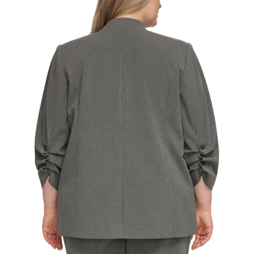 Calvin Klein Plus Womens Pinstripe Office One-Button Blazer size 22W - Image 2