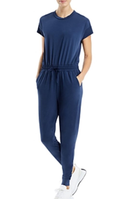 Marc New York Performance Drawstring Jumpsuit Size S