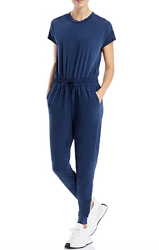 Marc New York Performance Drawstring Jumpsuit Size S