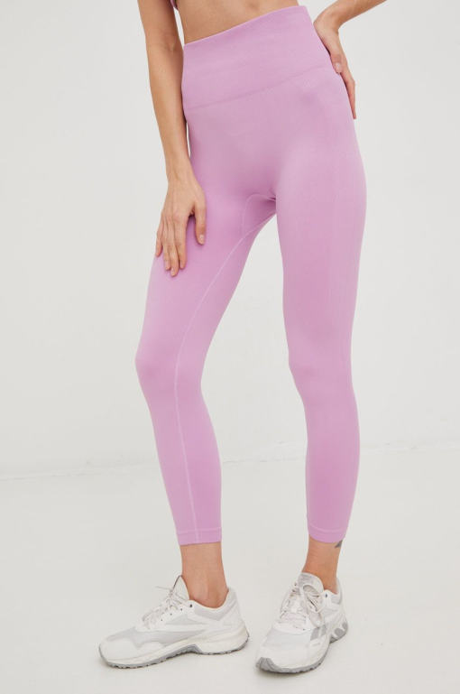 DKNY Sport Seamless Leggings - Lilac, Size S - Workout Pants