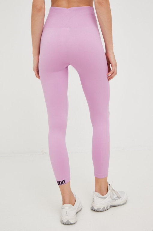 DKNY Sport Seamless Leggings - Lilac, Size S - Workout Pants - Image 2