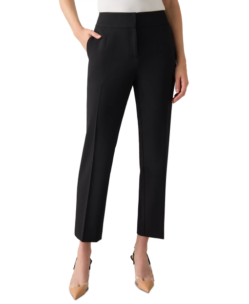 Kasper Petite Black Straight Leg Dress Pants - Size 16P - Women's Trousers