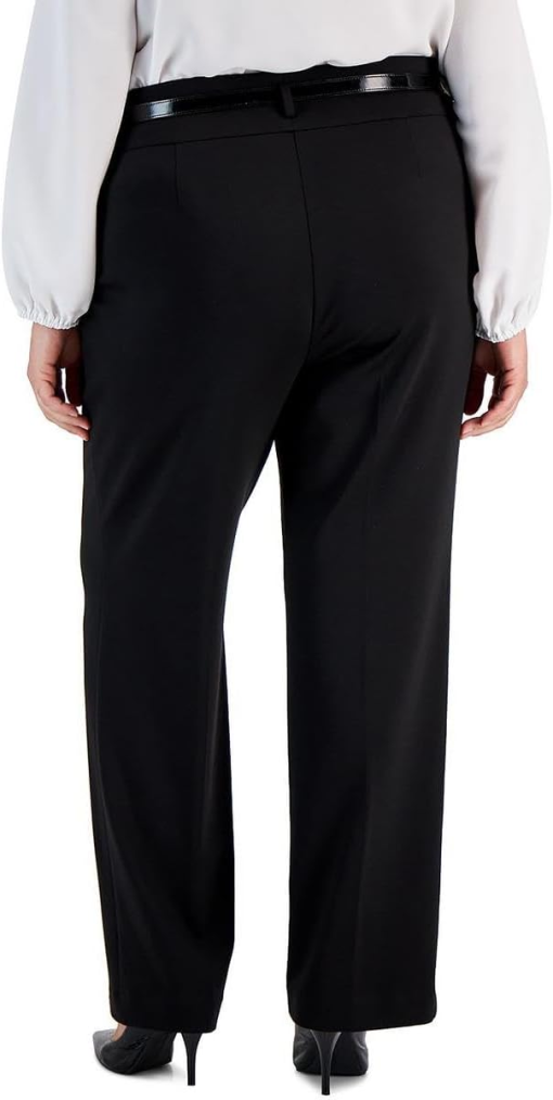 KASPER Plus Black Bootcut Dress Pants - Plus Size Workwear - Image 2