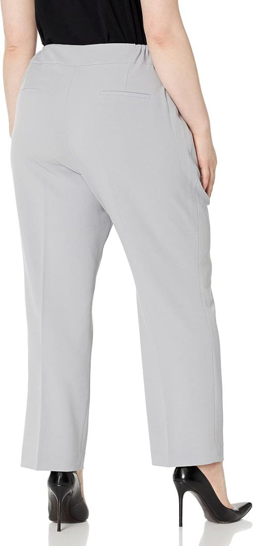 Kasper Plus Gray Straight Leg Dress Pants 22W - Women's Trousers - Image 2