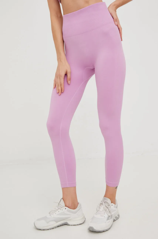 DKNY Sport Seamless Leggings - Lavender XS - Women's Workout Pants