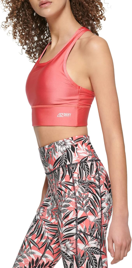 DKNY Sport Calypso Racerback Sports Bra - L - Workout Top - Image 3