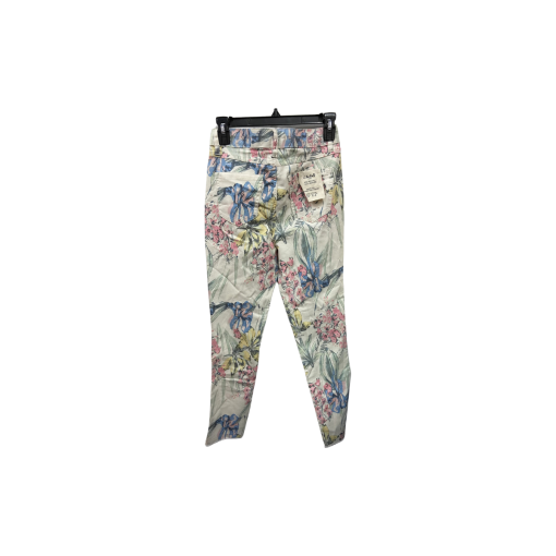 Charlie B Floral Print Jeans - Cream, Size 0 - Women's Pants - Image 2