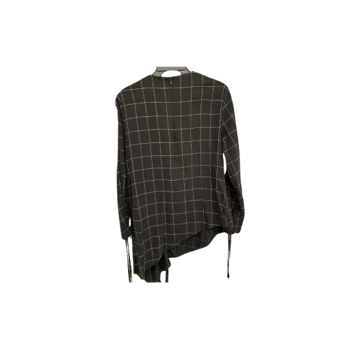 Black Plaid Blouse XL | Women's Top | New Concept - Image 2