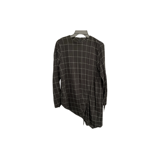 Black Plaid Blouse XL | Women's Top | New Concept