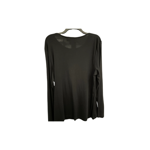 Karen Scott Black Long Sleeve Top - XL - Women's Shirt - Image 2