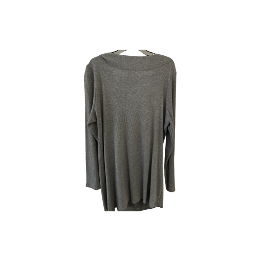 Andrew Marc Gray Ribbed Knit Top 2X - Women's Shirts - Image 2