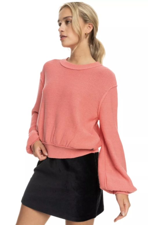 Roxy Women's Tea Rose Sweater - Size L - Knitwear