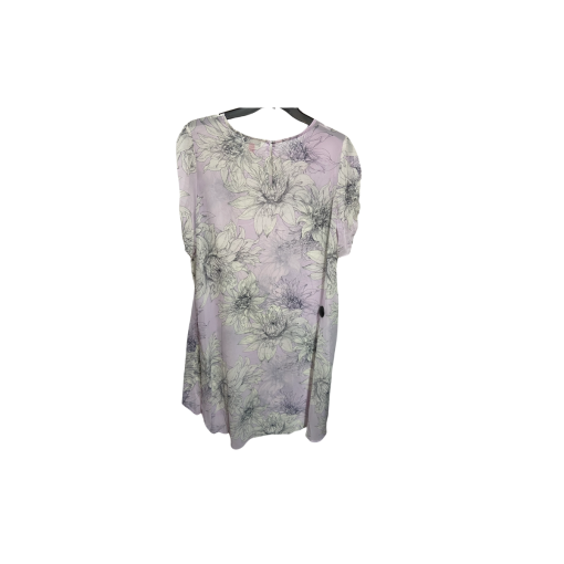 Vince Camuto Floral Blouse 1X Lavender Women's Top - Image 2