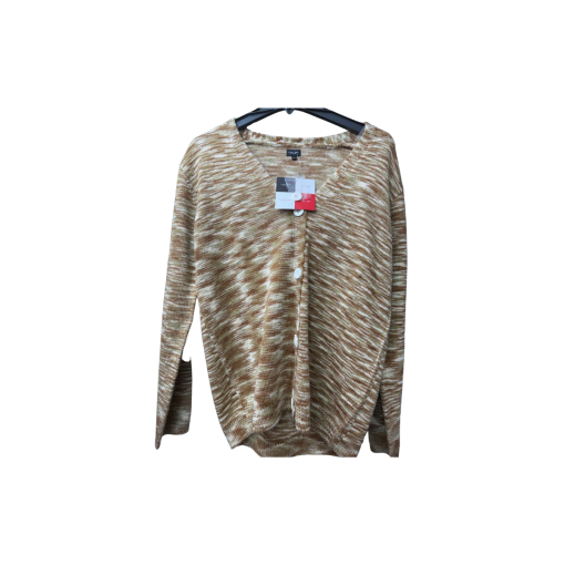 Concept Brown Knit Cardigan Sweater M - Women's Clothing