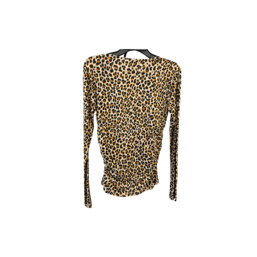 DKNY Leopard Print Top - Large - Animal Print Shirt - - Image 2