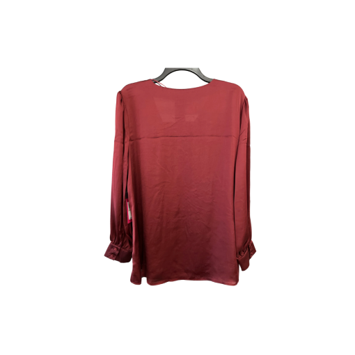 Vince Camuto Burgundy Blouse Plus Size Top | Women's Shirts - Image 2