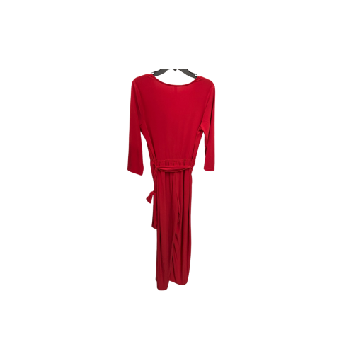 NY Collection Red Jumpsuit, Petite, , Women's Jumpsuit, Party Wear - Image 2