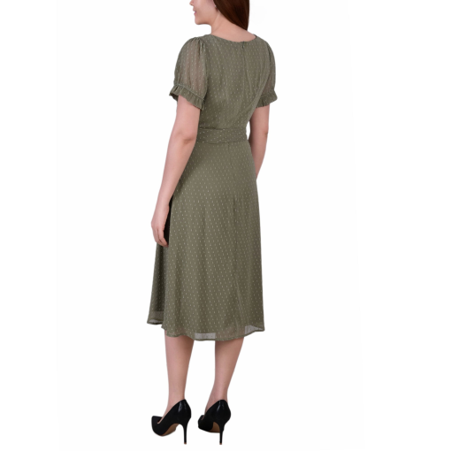 NY Collection Petite Sage Green Midi Dress - Women's Dresses - Image 2