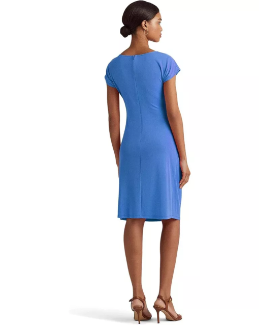 Lauren Ralph Lauren Blue Twist Dress Size 6 - Cocktail Dress - Image 2