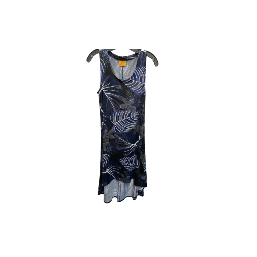 Ruby Rd Blue Floral Sleeveless Dress XS - Women's Dresses