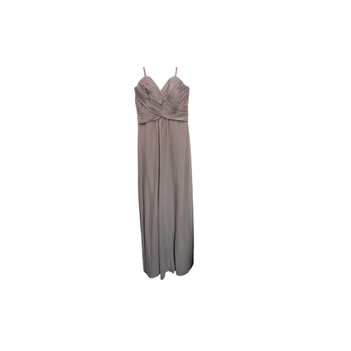 Simply Taupe Chiffon Bridesmaid Dress Size 2 - Wedding Guest