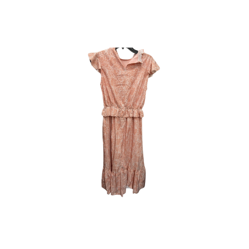 Pink Floral Midi Dress XS - Women's Summer Dress - Image 2