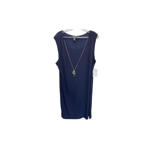 R&M Richards Navy Sleeveless Dress Size 18 - Cocktail Party Wear