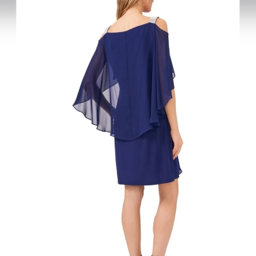 MSK Navy Capelet Dress - XL - Cocktail Dress - Image 2