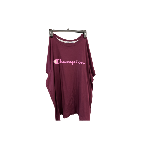 Champion Burgundy T-Shirt 3X - Plus Size Tops for Women