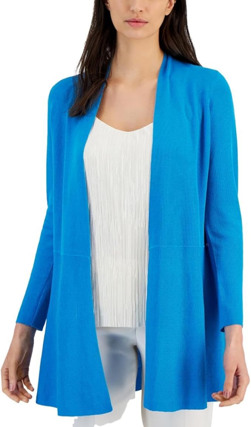 ANNE Klein Plus Blue Cardigan Sweater 0X - Women's Knitwear