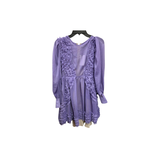 One Pretty Thing Lavender Ruffle Dress - Size S - Party Dress