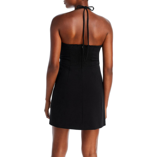 French Connection Ruth Halter Dress Black Size M - Cocktail Dress - Image 2