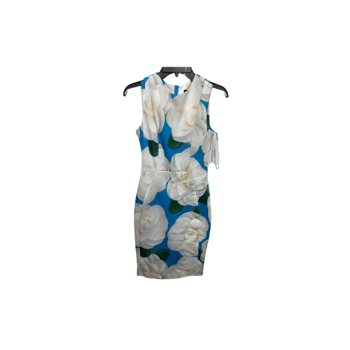 Karl Lagerfeld Blue Floral Dress - Sleeveless - No Size - Cocktail Dress