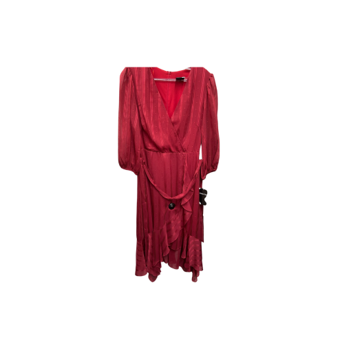 Maison Tara Red Wrap Dress Size 8 | Party Dress