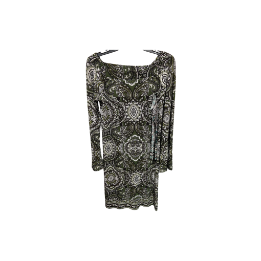 Chetta B Green Paisley Dress Size 8 - Women's Cocktail Dress