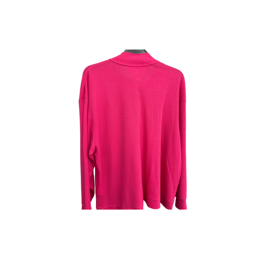 Tommy Hilfiger Hot Pink Waffle Knit Top 3X - Women's Shirt - Image 2