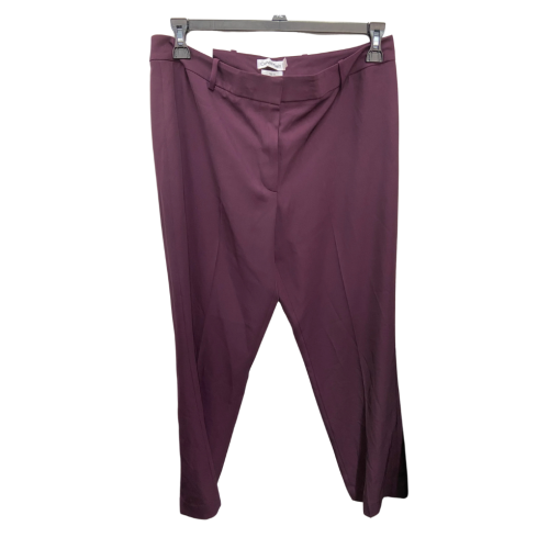 Calvin Klein Burgundy Dress Pants Size 12P Women's Trousers