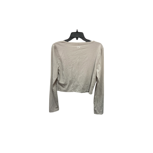 Calvin Klein Beige Ribbed Cardigan Sweater - XL - Women's Top - Image 2