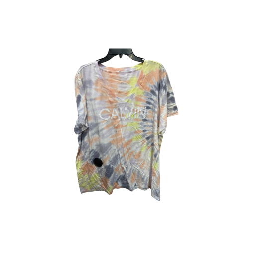 Calvin Klein Tie Dye V-Neck T-Shirt 3X Women's Top