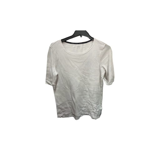 Calvin Klein Performance White Waffle Knit Shirt - Large - Top