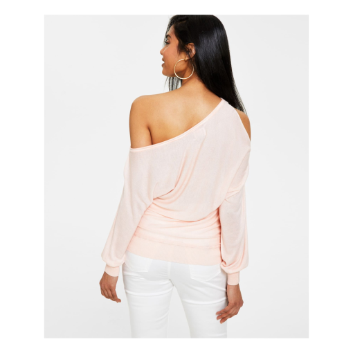 Guess Pink Cold Shoulder Sweater - XS - Women's Tops - Image 2